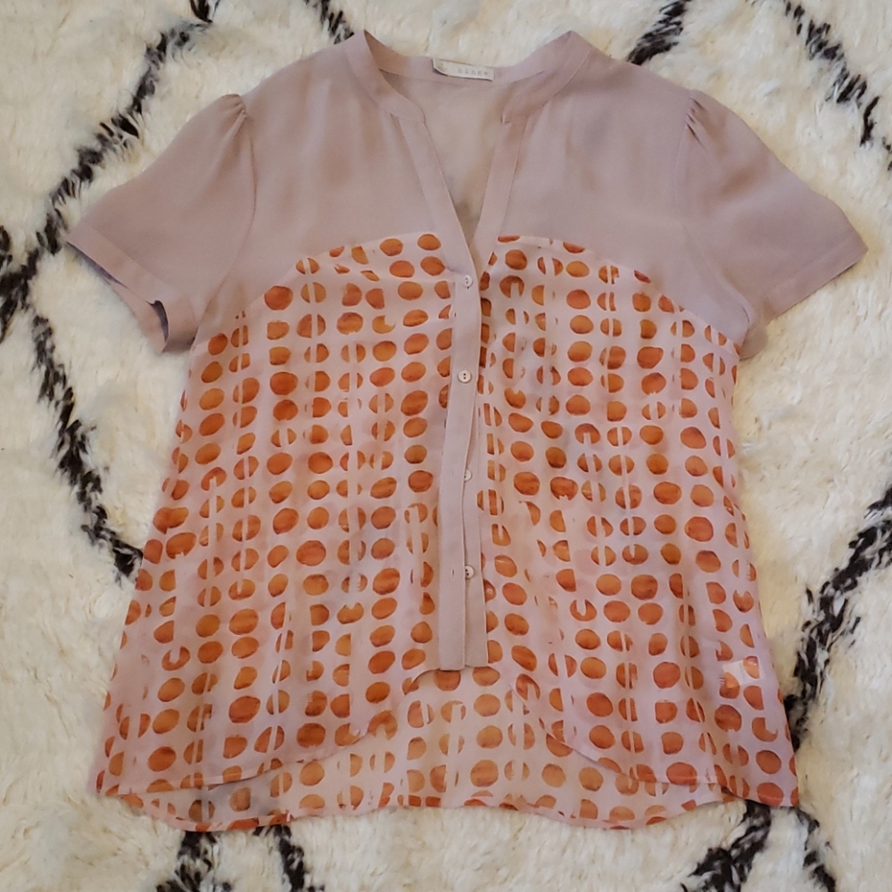 HINGE V-Neck Blouse